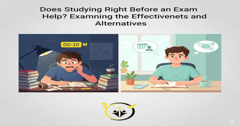 Does Studying Right Before an Exam Help Examining