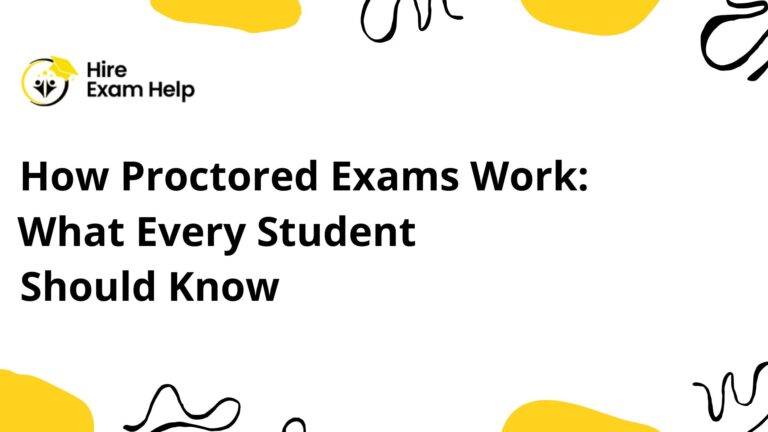 how proctored exams work