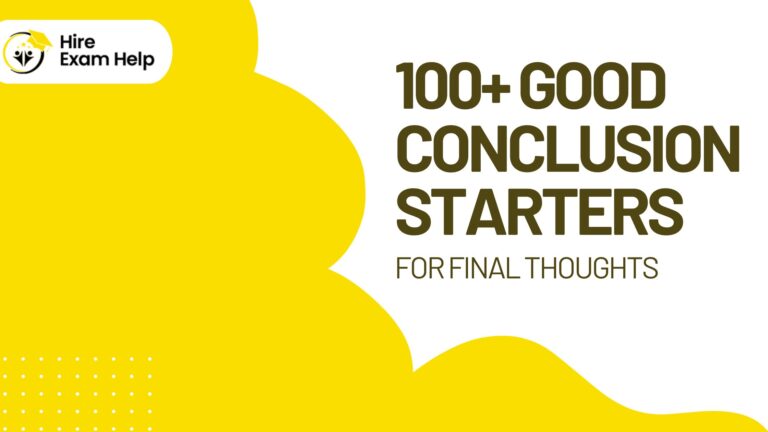 good conclusion starters