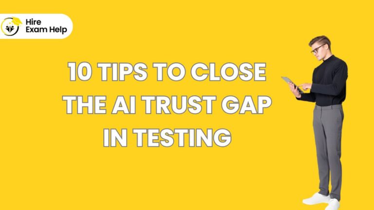 AI trust gap in testing