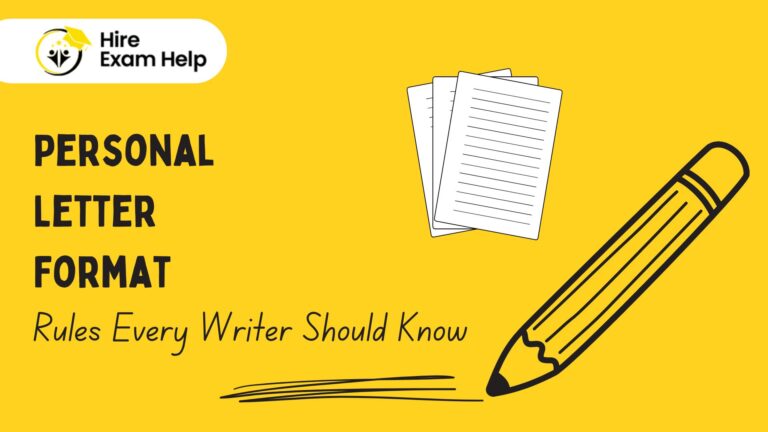 personal letter format