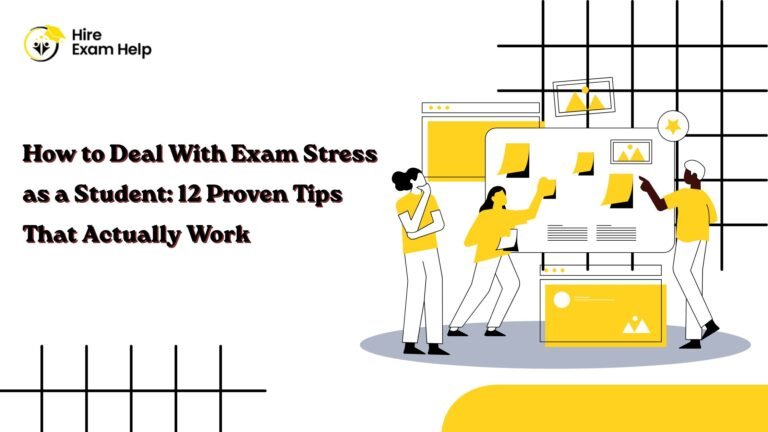 how to deal with exam stress
